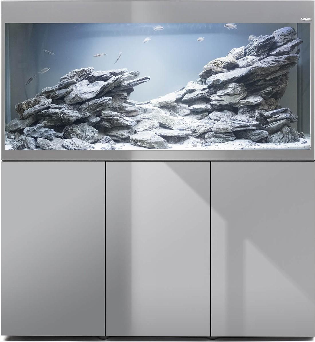 Acvariu Aquael GLOSSY ST 100 gri