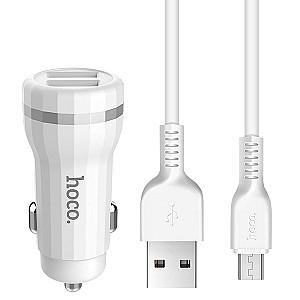Incarcator auto HOCO Z27 Staunch + USB Micro