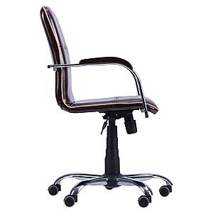 Fotoliu de birou AMF Samba RC Chrome Brown Napoli 32