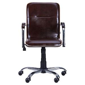 Fotoliu de birou AMF Samba RC Chrome Brown Napoli 32