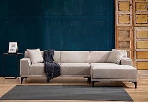 Canapea coltar Trendy Petra R Corner Alb