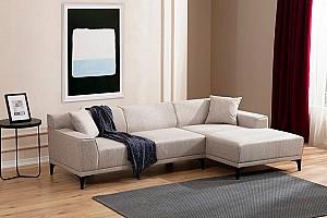 Canapea coltar Trendy Petra R Corner Alb