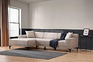 Canapea coltar Trendy Petra L Corner Alb