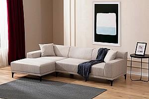 Canapea coltar Trendy Petra L Corner Alb