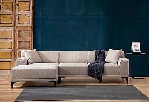 Canapea coltar Trendy Petra L Corner Alb