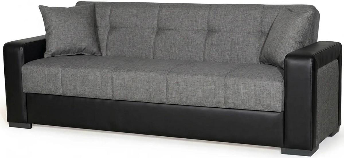 Canapea Trendy Marmaris Gri/Negru