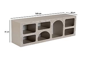 Masa consola Trendy Ferlis Travertine (Maro)