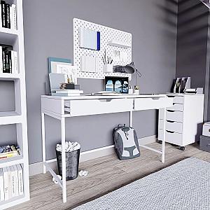 Masa de birou Trendy Duru 1600-47 Alb
