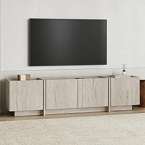 Tumba pentru televizor Trendy Lowen Travertine