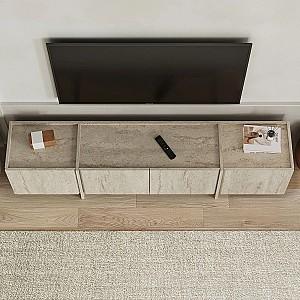 Tumba pentru televizor Trendy Lowen Travertine