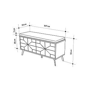 Dulap pentru incaltaminte Trendy Dune Bench Hitit (Maro)