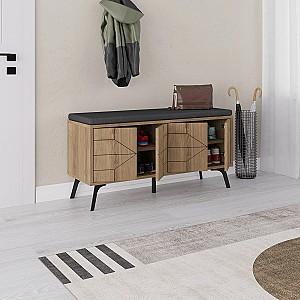 Dulap pentru incaltaminte Trendy Dune Bench Hitit (Maro)