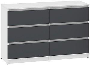 Comoda Pehotin NS-6 Alb / Antracit