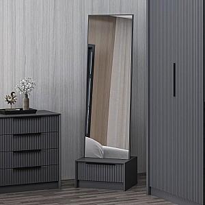 Oglindă Trendy Kale Luxe Soft Antracit (Gri)
