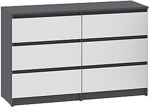 Comoda Pehotin NS-6 Antracit / Alb
