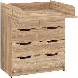Comoda copii Pehotin K-3+3 Stejar Sonoma