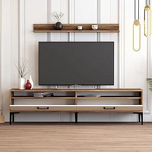 Tumba pentru televizor Trendy Istanbul Nuc (Maro)/Crem (Bej)