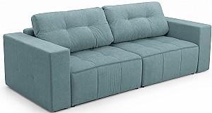 Canapea Aurus Harmony Neo 250 cm (tick-tac) Albastru Deschis