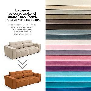 Canapea Aurus Harmony Neo 250 cm (tick-tac) Verde