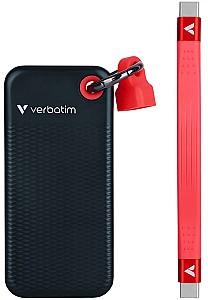 SSD extern Verbatim Pocket 256GB Black/Red