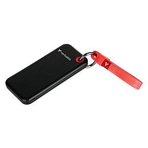 SSD extern Verbatim Pocket 256GB Black/Red