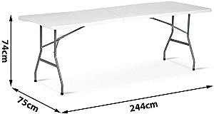 Masa pliabila Plonos 440100 244cm White