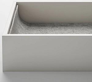 Dulap IKEA Pax 3 usi/rafturi/bare/sertare 150x60x201 Alb