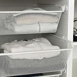 Dulap IKEA Pax 3 usi/rafturi/bare/sertare 150x60x201 Alb