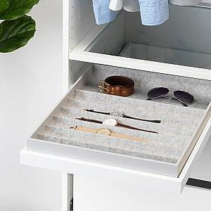 Dulap IKEA Pax 3 usi/rafturi/bare/sertare 150x60x201 Alb