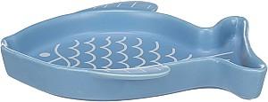 Bol pentru pisici Flamingo Fishie Blue (561704)