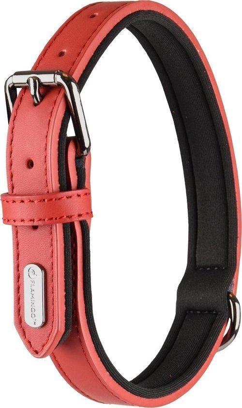 Zgarda pentru caini Flamingo Binti Red 24-30 cm