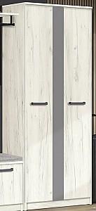 Dulap Modern Karolina 70cm Stejar Craft Alb/Gri Ardezie