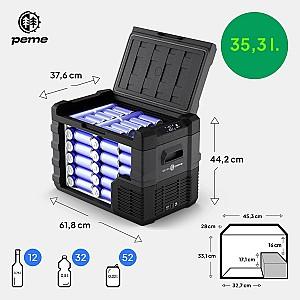Frigider portabil auto Peme Quest Black 40