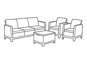 Set mobila de gradina Keter Scandi Forma (57731)
