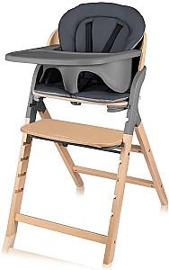 Scaun de masa multifunctional Lionelo Megan Grey Wood