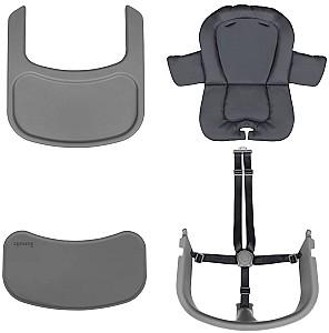 Scaun de masa multifunctional Lionelo Megan Grey Wood