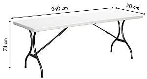 Masa pliabila Modern Home ZK-240 White