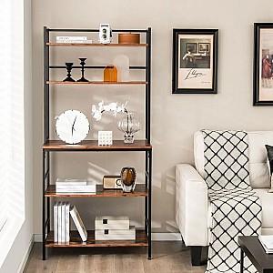Etajera Costway HW67547CF Maro/Negru