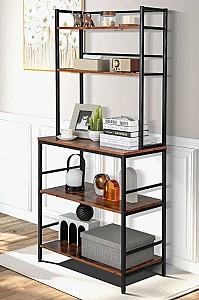 Etajera Costway HW67547CF Maro/Negru