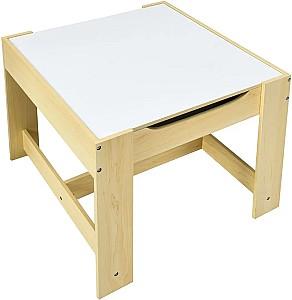 Masă de scris pentru copii Costway BB5584NA White/Natural