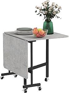 Masa HomCom 83A-049V80GY 26/120x80x73cm Gri/Negru