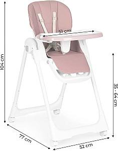 Scaun de masa multifunctional Ecotoys HA-013 Pink