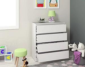 Comoda copii Marcel MP5 4S White