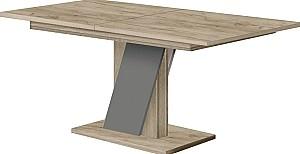 Masa Modern Slider 140/180x80x80 Gri stejar Artizanal/Gri Ardezie