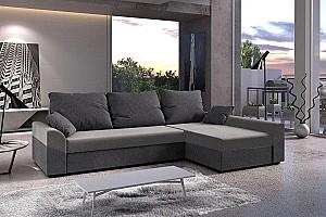 Canapea coltar Space Meble Denver L Sawana 21/Sawana 05 Gri inchis/Gri