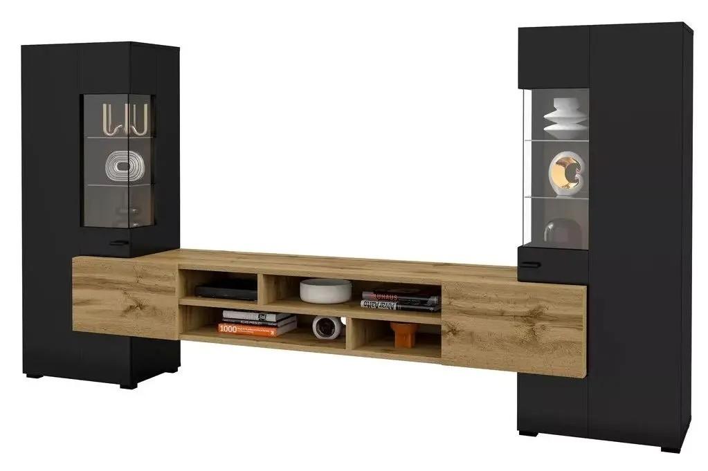 Living Helvetia Coby Nr.10 2.7m Negru/Stejar Wotan (Maro)