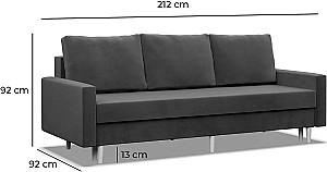 Canapea Magnifico Meble Blank Bonel Kronos 15 Gri deschis