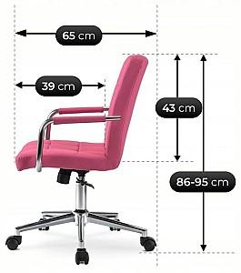 Fotoliu de birou Mebel Elite Astro ECO Pink
