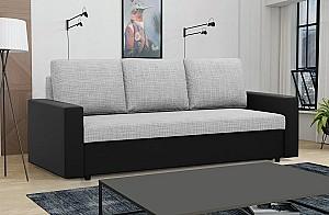 Canapea Magnifico Meble Luna 3 Lawa 9/Real 11 Gri deschis/Negru