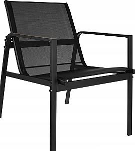 Set mobila de gradina Gardlov 27622 Negru/Lemn (Maro)